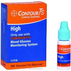 Bayers Contour TS Control Solution, Contour Ts Ctrl Sol High  Sp, (1 