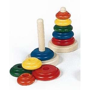  NIC Wooden Toys   Classic Stacking Tower Toys & Games