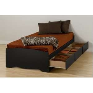  Prepac BBX 4105 Twin XL Platform Storage Bed (3 drawers 