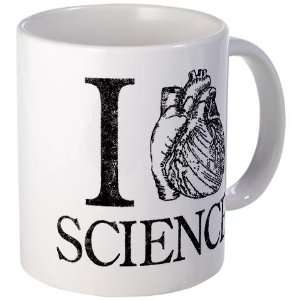  I Heart Science Geek Mug by 