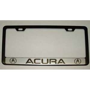  New Version Acura Black License Plate Frame Everything 