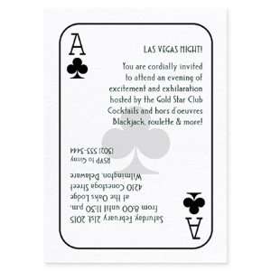  Ace Of Clubs Invitations