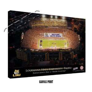  LSU Tigers Personalized Football Stadium Print Sports 