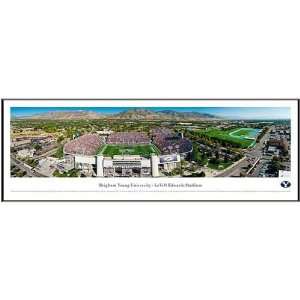 BYU Cougars LaVell Edwards Stadium Framed Panoramic Picture  