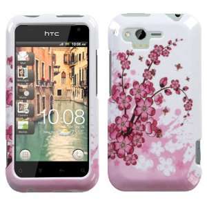 Spring Flowers Phone Protector Faceplate Cover For HTC 