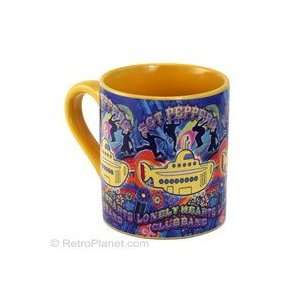 Beatles Mug   Sgt Peppers Style in Yellow by Silver Buffalo  