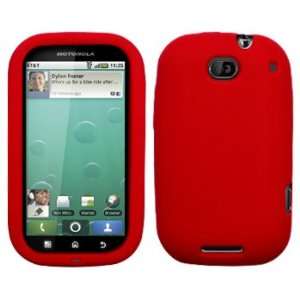  Red Silicone Case / Skin / Cover for Motorola Bravo 