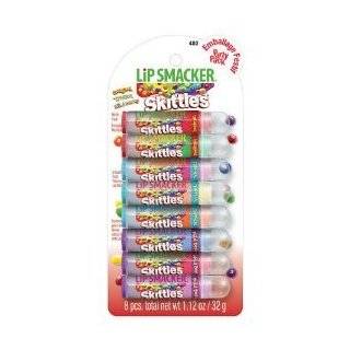   Smacker Party Pack Flavored Lip Balm Skittles 8 Tubes by BONNE BELL