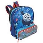   TANK ENGINE TRAIN Boys Blue 16x12 Full Size School Backpack NWT $30