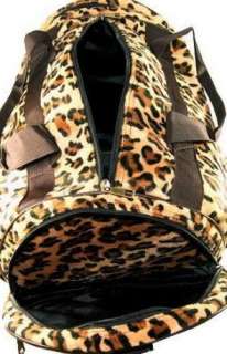 New Leopard Print Large Travel Duffel Gym Bag #B28  