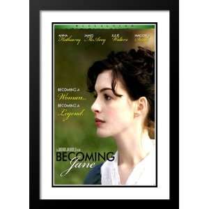  Becoming Jane 20x26 Framed and Double Matted Movie Poster 