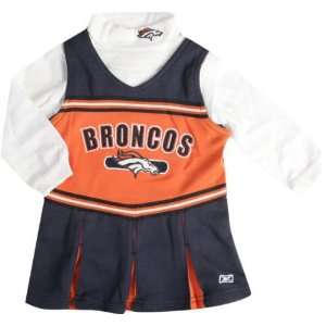   Broncos Girls 7 16 Long Sleeve Cheerleader Jumper