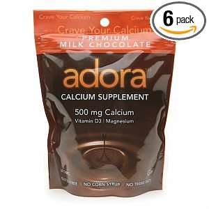   Supplement, 500mg, Milk Chocolate   30 Ct, 6 Pack Health & Personal