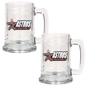  Houston Astros Set of 2 Beer Mugs