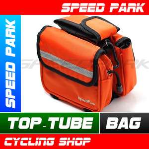 SpeedPark BIKE Handlebar Bag / Top tube Bag  Orange  
