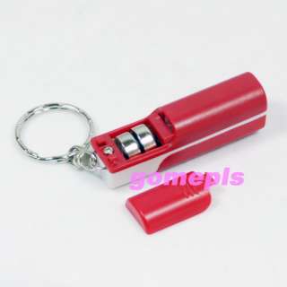 Red Mini LCD Projector Projection Time Clock Keychain  
