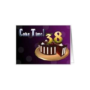  Chocolate Cake meringue stripes CAKE TIME Happy 38th 