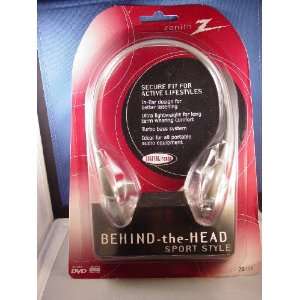  Zenith Stereo Behind the Head Headphones Electronics