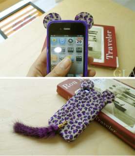 For iPhone 4,4S Leopard SmartPhone Case