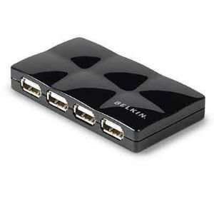  USB2.0 7 Port Mobile Hub Black Electronics