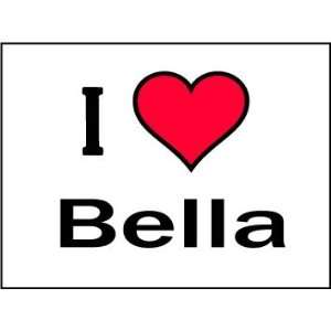  Bella I Love Bella Mousepad 