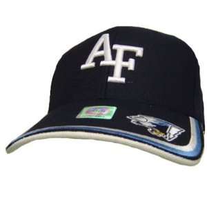  NCAA AIR FORCE FALCONS NAVY BLUE NEW CAP HAT ADJ WOOL 
