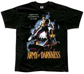 ARMY OF DARKNESS TRAPPED IN TIME SHIRT M, L, 3XL NEW  
