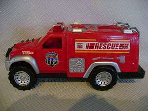 2009 Tonka Lights and Sounds Rescue Force Red Fire Truck mfg. by 