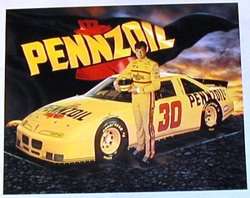 Michael Waltrip #30 Pennzoil Pontiac 1995 Official Pic  