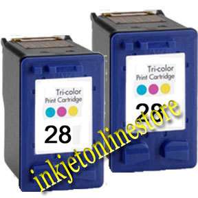 Hp 28 Color Remanufactured C8727 Ink Cartridges ( 2 PK)  