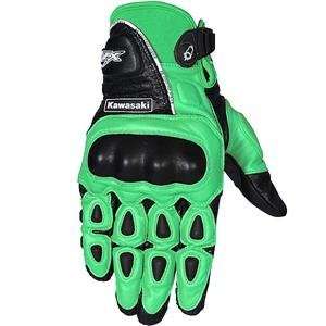  Joe Rocket Kawasaki Z Moto Gloves   X Large/Green/Black 