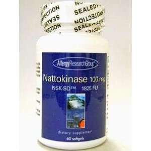  Allergy Research Group   Nattokinase 100 mg 60 gels 