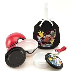  Bento Pokemon Pocket Monster Lunch Box Set with Carrying Bag 