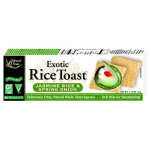 Edward & Sons Exotic Rice Toast, Jasmine Rice & Spring Onion, 2.25 