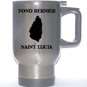  Saint Lucia   FOND BERNIER Stainless Steel Mug 