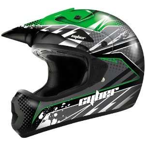  Cyber Graphic UX 22 MX Motorcycle Helmet w/ Free B&F Heart 