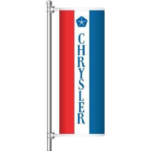 3x8 FT Chrysler Banner Flag Double Sided Pole Hem and Grommets US Made