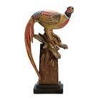 32 Bronze Marble Statue Pheasant Bird Hunter Lodge Scu