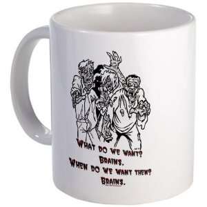  What Zombies Want Funny Mug by 