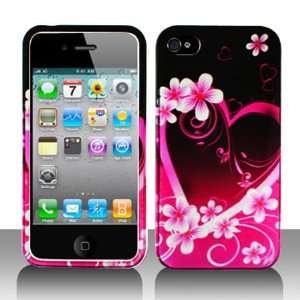  iPhone 4G PDA Purple Love Protective Case Cell Phones & Accessories