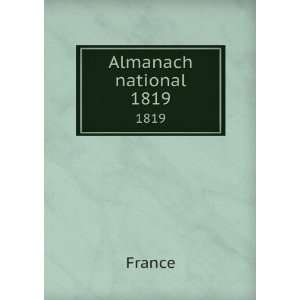  Almanach national. 1819 France Books
