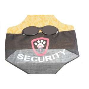  Security Pet Halloween Costume Bandana & Sunglasses Large 