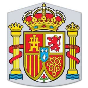  SPAIN Spanish heraldry bumper sticker decal 4 x 5 