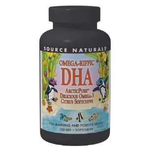  Omega Riffic DHA 100 mg 30 Softchews   Source Naturals 