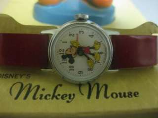 Timex Disney Mickey Mouse Character Watch w/Figurine  
