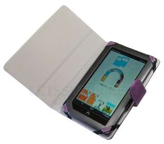   LEATHER CASE WITH 3 WAY STAND DESIGN FOR BARNES AND NOBLE NOOK COLOR