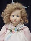 REED AND BARTON PORCELAIN & CLOTH GIRL DOLL MADE IN USA