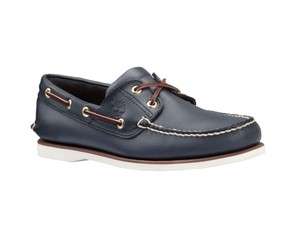 Timberland Mens Classic 2 Eye Boat Shoe 74036 Navy Smooth  
