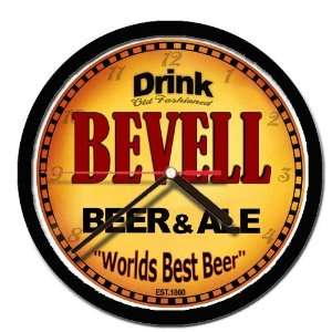  BEVELL beer and ale cerveza wall clock 