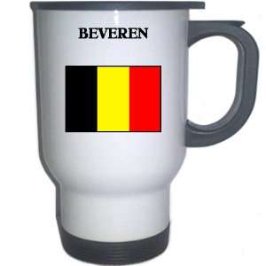  Belgium   BEVEREN White Stainless Steel Mug Everything 